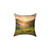 Lush Valley Sunrise - Square Poly Canvas Pillow