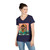 Classic Vinyl Vibes - Ladies' V-Neck T-Shirt