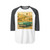 Retro Road Trip - Unisex Three-Quarter Sleeve Raglan Shirt