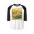 Retro Road Trip - Unisex Three-Quarter Sleeve Raglan Shirt