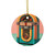 Classic Vinyl Vibes - Decorative Ceramic Ornaments, Double-Sided (1pc, 3pcs, 5pcs, 10pcs)