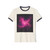 Luminous Nebula Reverie - Unisex Cotton Ringer T-Shirt