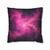 Luminous Nebula Reverie - Square Poly Canvas Pillowcase