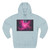 Luminous Nebula Reverie - Three-Panel Fleece Hoodie