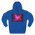 Luminous Nebula Reverie - Three-Panel Fleece Hoodie