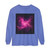 Luminous Nebula Reverie - Unisex Garment-dyed Long Sleeve T-Shirt