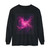 Luminous Nebula Reverie - Unisex Garment-dyed Long Sleeve T-Shirt