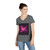 Luminous Nebula Reverie - Ladies' V-Neck T-Shirt