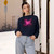 Luminous Nebula Reverie - Women's Cropped Fleece Pullover