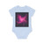 Luminous Nebula Reverie - Baby Organic Short Sleeve Bodysuit