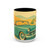 Retro Road Trip - Accent Coffee Mug (11, 15oz)