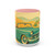 Retro Road Trip - Accent Coffee Mug (11, 15oz)