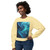 Fractal Harmony Wave - Unisex Lightweight Crewneck Sweatshirt