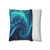Fractal Harmony Wave - Square Poly Canvas Pillowcase