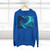 Fractal Harmony Wave - Three-Panel Fleece Hoodie