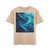 Fractal Harmony Wave - Men's Acid Washed Heavy Oversize Tee