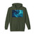Fractal Harmony Wave - Unisex Hooded Sweatshirt, Made in US