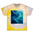 Fractal Harmony Wave - Unisex Tie Dye Cotton Tee
