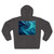 Fractal Harmony Wave - Unisex Hooded Zip Sweatshirt