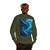 Fractal Harmony Wave - Unisex Crew Neck Sweatshirt