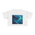 Fractal Harmony Wave - Women's Crop Tee