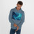 Fractal Harmony Wave - King Hooded Sweatshirt