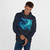 Fractal Harmony Wave - King Hooded Sweatshirt