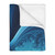 Fractal Harmony Wave - Velveteen Microfiber Blanket (Two-sided print)