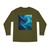 Fractal Harmony Wave - Long Sleeve Crewneck Tee