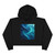Fractal Harmony Wave - Crop Hoodie