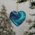 Fractal Harmony Wave - Decorative Ceramic Ornaments, Double-Sided (1pc, 3pcs, 5pcs, 10pcs)