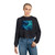 Fractal Harmony Wave - Women's Cropped Fleece Pullover