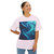 Fractal Harmony Wave - Unisex Oversized Boxy Tee