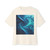 Fractal Harmony Wave - Unisex Oversized Boxy Tee