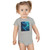 Fractal Harmony Wave - Baby Short Sleeve Onesie®