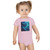 Fractal Harmony Wave - Baby Short Sleeve Onesie®