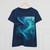 Fractal Harmony Wave - Women's Midweight Cotton Tee