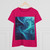 Fractal Harmony Wave - Women's Midweight Cotton Tee