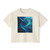 Fractal Harmony Wave - Women's Boxy Tee