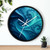 Fractal Harmony Wave - Wall Clock