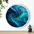 Fractal Harmony Wave - Wall Clock