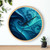 Fractal Harmony Wave - Wall Clock