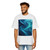 Fractal Harmony Wave - Men's Heavy Oversized Tee