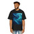 Fractal Harmony Wave - Men's Heavy Oversized Tee