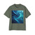 Fractal Harmony Wave - Men's Heavy Oversized Tee
