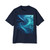 Fractal Harmony Wave - Men's Heavy Oversized Tee