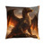 Golden Ember Leviathan - Square Pillow