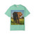 Majestic Elephant Spirit - Unisex Garment-Dyed T-shirt
