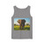 Majestic Elephant Spirit - Unisex Garment-Dyed Tank Top