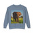 Majestic Elephant Spirit - Unisex Lightweight Crewneck Sweatshirt